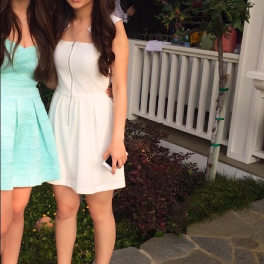 White prom dress